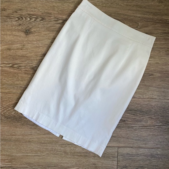 Calvin Klein Pencil Skirt White Size 2 - Picture 6 of 8